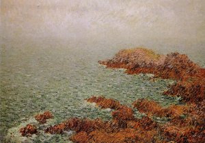 The Red Rocks Oil painting by Gustave Loiseau