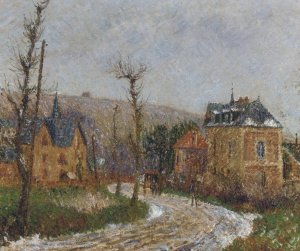 The Road to Dieppe by Gustave Loiseau Oil Painting