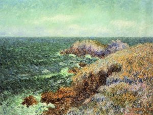 The Rocks of Saint-Lunaire Oil painting by Gustave Loiseau