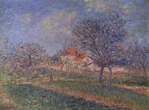 Trees in Bloom Oil painting by Gustave Loiseau