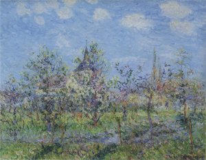 Tress in Bloom Oil painting by Gustave Loiseau