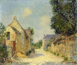 Village Street, Vaudreuil by Gustave Loiseau Oil Painting