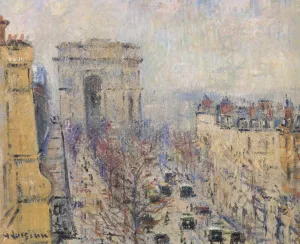 Wagram Avenue by Gustave Loiseau - Oil Painting Reproduction