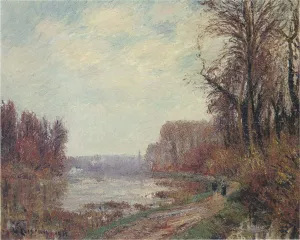 Woods by the Oise River Oil painting by Gustave Loiseau