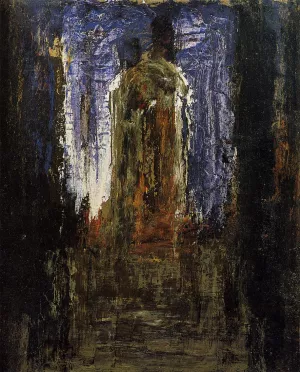 Abstract Study by Gustave Moreau Oil Painting