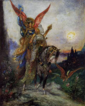 Arabian Poet also known as Persian Oil painting by Gustave Moreau
