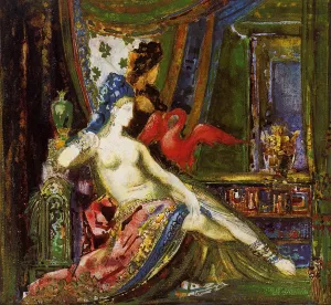 Dalila Oil painting by Gustave Moreau