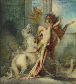 Diomedes Devoured by Horses by Gustave Moreau Oil Painting