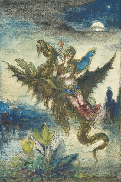 Dream Of The Orient by Gustave Moreau - Hand-Painted Oil Painting Reproduction