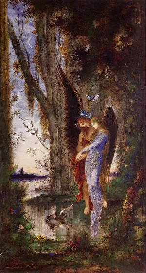 Evening and Sorrow by Gustave Moreau - Oil Painting Reproduction