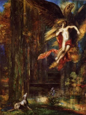 Ganymede painting by Gustave Moreau
