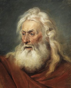 Head of an Apostle Oil painting by Gustave Moreau