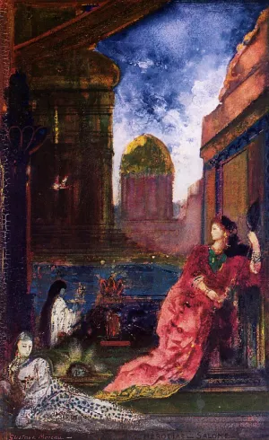Herodias-Salome painting by Gustave Moreau