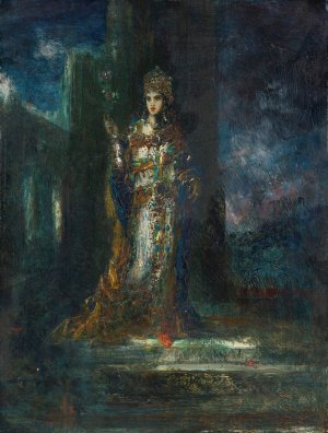 La Fiancee De La Nuit by Gustave Moreau Oil Painting