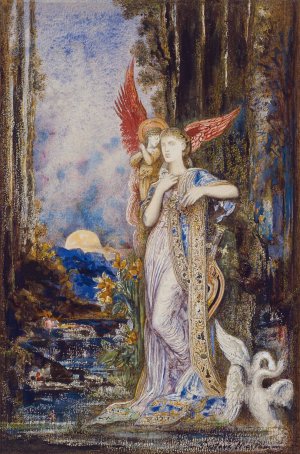 L'Inspiration by Gustave Moreau Oil Painting