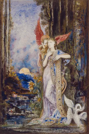 L'Inspiration by Gustave Moreau Oil Painting