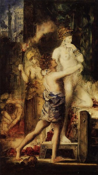 Messalina by Gustave Moreau - Hand-Painted Oil Painting Reproduction