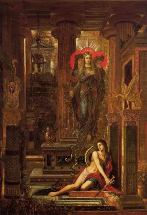 Oreste et les Erinyes by Gustave Moreau Oil Painting
