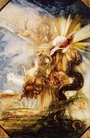 Phaeton by Gustave Moreau - Oil Painting Reproduction