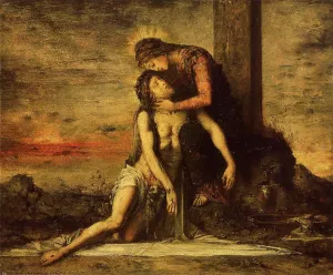 Pieta by Gustave Moreau Oil Painting