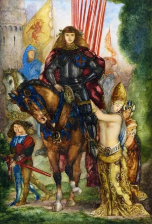 Reitre et Captives by Gustave Moreau - Oil Painting Reproduction