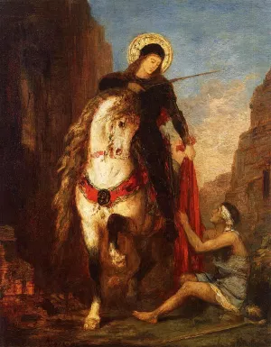 Saint Martin by Gustave Moreau Oil Painting