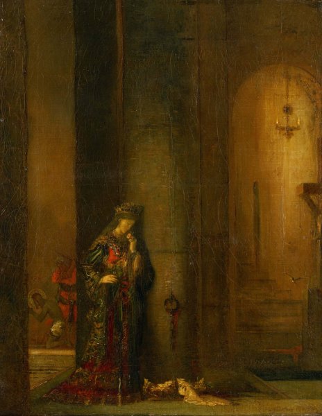 Salome At The Prison by Gustave Moreau - Hand-Painted Oil Painting Reproduction