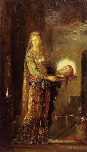Salome Carrying the Head of John the Baptist on a Platter Oil painting by Gustave Moreau