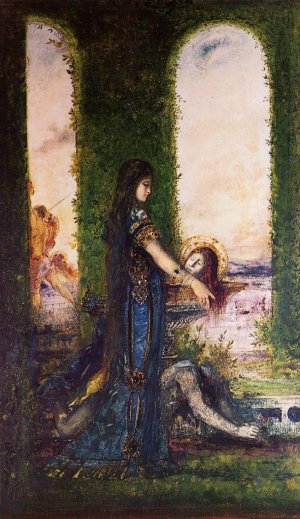 Salome in the Garden Oil painting by Gustave Moreau