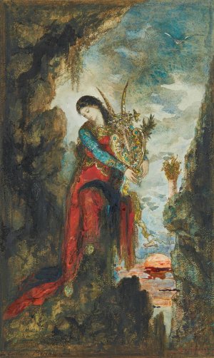 Sappho by Gustave Moreau Oil Painting
