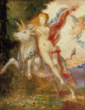 The Abduction of Europa by Gustave Moreau - Oil Painting Reproduction