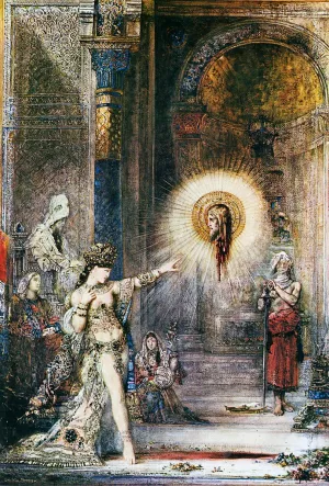 The Apparition painting by Gustave Moreau