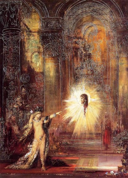 Main Product Photo of The Apparition Painting by Gustave Moreau