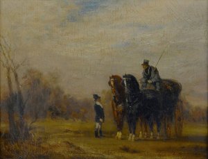 The coach by Gustave Moreau Oil Painting