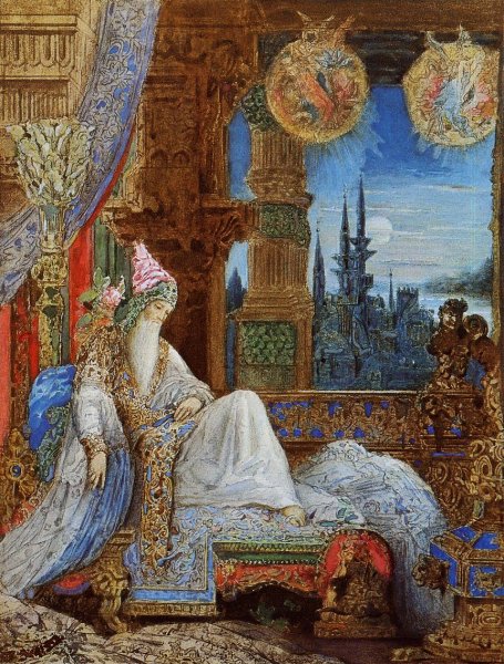 The Dream Haunting the Mogul by Gustave Moreau - Hand-Painted Oil Painting Reproduction