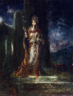 The Fiancee of the Night also known as The Song of Songs Oil painting by Gustave Moreau
