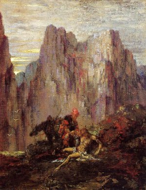 The Good Samaritan by Gustave Moreau Oil Painting