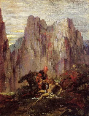 The Good Samaritan by Gustave Moreau Oil Painting