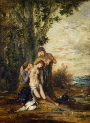 The Martyred Saint Sebastian by Gustave Moreau Oil Painting