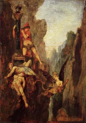 The Sphinx Undone by Gustave Moreau Oil Painting