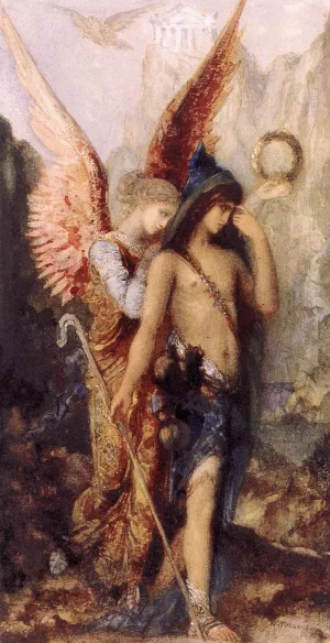 The Voices painting by Gustave Moreau