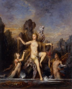 Venus Rising From The Sea by Gustave Moreau Oil Painting