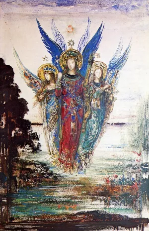Voices of Evening Oil painting by Gustave Moreau