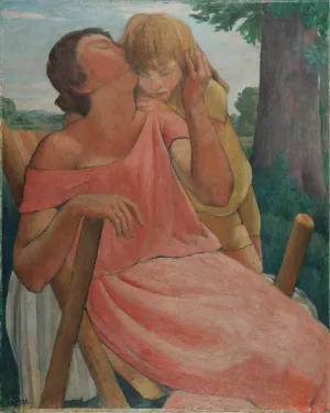 La Mere et l'enfant by Gustave Pierre Oil Painting