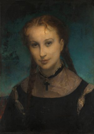 Portrait de la comtesse de Monfort by Gustave Ricard Oil Painting