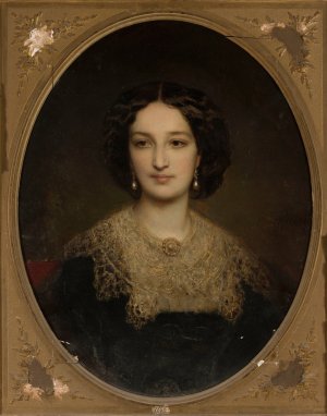 Portrait of Katarzyna Potocka nee Branicka by Gustave Ricard Oil Painting