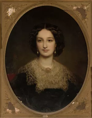 Portrait of Katarzyna Potocka nee Branicka by Gustave Ricard Oil Painting