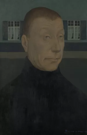Farmer or Evening by Gustave Van De Woestijne Oil Painting