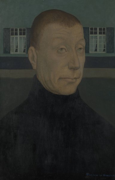 Farmer or Evening  by Gustave Van De Woestijne - Hand-Painted Oil Painting Reproduction