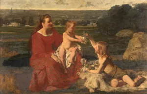 Happiness Oil painting by Gustave Vanaise